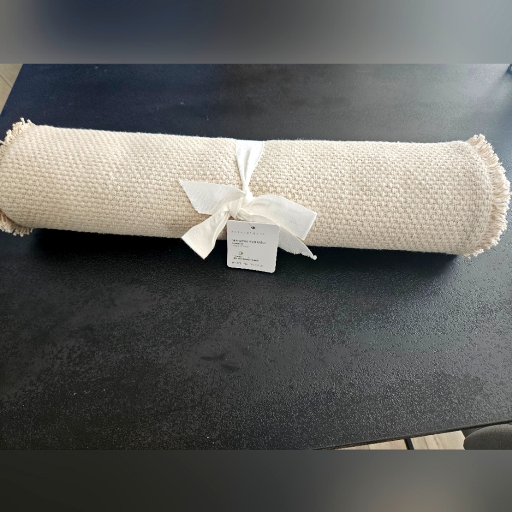 Pottery Barn Mason Fringe Table Runner